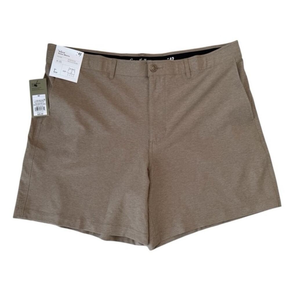 Goodfellow Khaki Hybrid Swim Shorts - Size 42 NWT